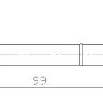 Колонка 2 х 75 мм (Prontosil 120-5, С18, 5 мкм), 500 атм