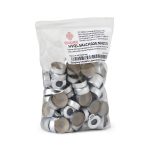 Крышки алюминиевые обжимные для флакона 20мл, с септой, 100шт./уп.