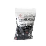 Крышка с септой, резьба 10-425, ПП, черная, центральное отверстие, 100 шт./упак.